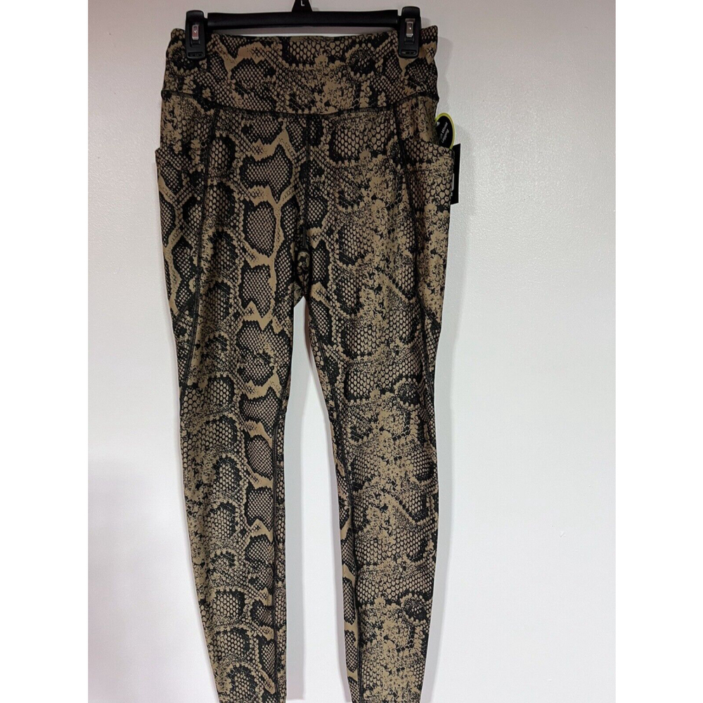 ATHLETIC WORKS Animal Print LEGGING PANT Medium M New NWT